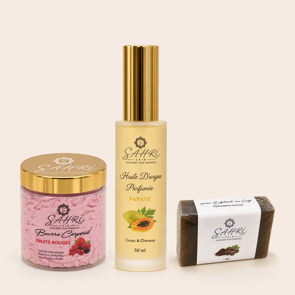 Parfum Fruits Rouges & Papaye des soins corps SAHRI SKIN