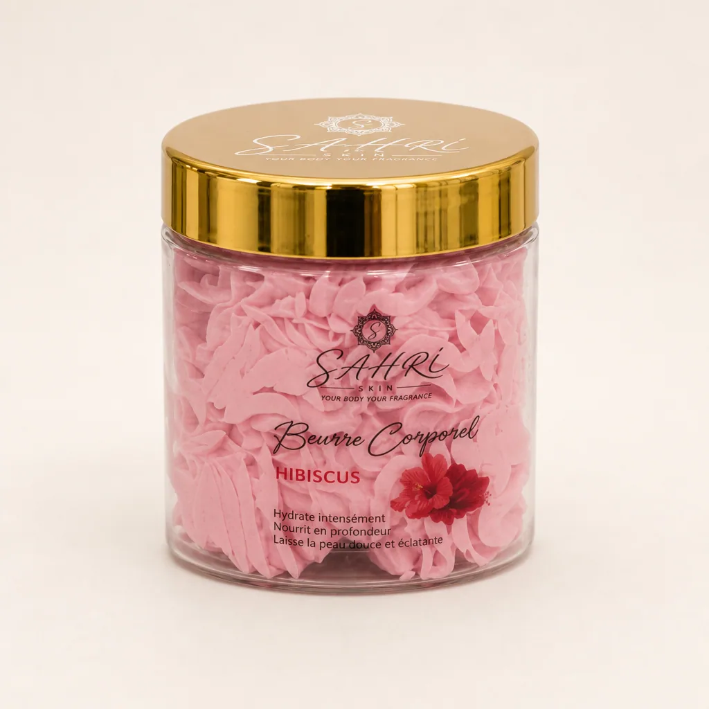 Beurre corporel au karité parfum Hibiscus — SAHRI SKIN Maroc