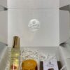Coffret Découverte Argan SAHRI Skin : savon au café, huile d'argan parfumée et gommage lèvres