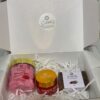 Coffret Découverte Nutrition SAHRI Skin : savon au café, beurre corporel karité et gommage lèvres