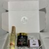 Coffret Rituel Éclat & Savon SAHRI Skin : savon au café, gommage corps au café et huile d'argan parfumée