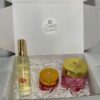 Coffret Rituel Nutrition SAHRI Skin : beurre corporel karité, huile d'argan parfumée et gommage lèvres
